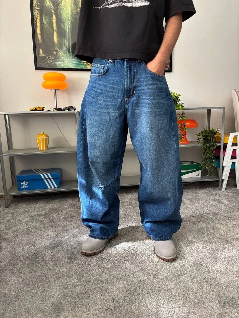  Ballon Fit Baggy Jeans 