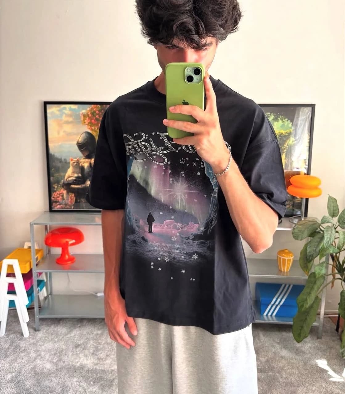 Kuzey Işığı Oversize Tshirt - 1